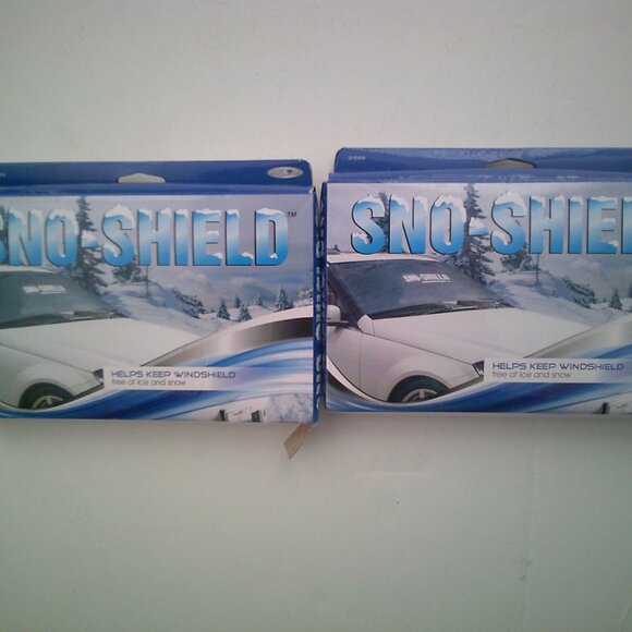 Sno Shield Lot of 2 Windshield Protector from Ice and Snow - Picture 2 of 3